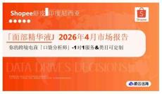 「面部精华液」2026年4月市场报告 Shopee虾皮 印度尼西亚