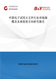 中國電子試用主文件行業市場規模及未來投資方向研究報告