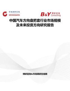 中國汽車方向盤把套行業(yè)市場規(guī)模及未來投資方向研究報告