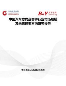 中國汽車方向盤零件行業(yè)市場規(guī)模及未來投資方向研究報告