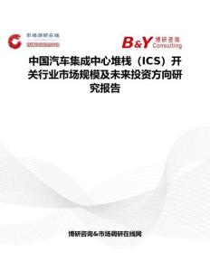 中国汽车集成中心堆栈（ICS）开关行业市场规模及未来投资方向研究报告