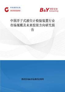 中國浮子式液位計檢驗裝置行業市場規模及未來投資方向研究報告