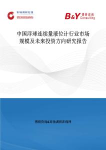 中國浮球連續量液位計行業市場規模及未來投資方向研究報告
