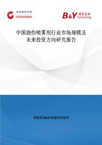 中國燒傷噴霧劑行業市場規模及未來投資方向研究報告