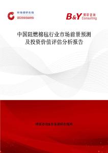 中國阻燃棉氈行業(yè)市場(chǎng)前景預(yù)測(cè)及投資價(jià)值評(píng)估分析報(bào)告