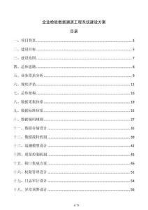 企業檢驗數據溯源工程系統建設方案