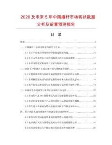2026及未来5年中国撬杆市场现状数据分析及前景预测报告