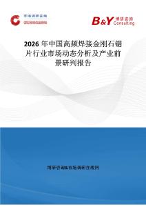 2026年中國高頻焊接金剛石鋸片行業市場動態分析及產業前景研判報告