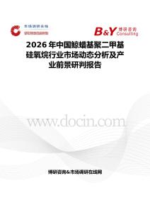 2026年中國鯨蠟基聚二甲基硅氧烷行業(yè)市場動態(tài)分析及產(chǎn)業(yè)前景研判報告