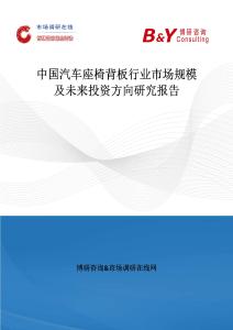 中國汽車座椅背板行業(yè)市場規(guī)模及未來投資方向研究報告