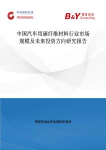 中國汽車用碳纖維材料行業市場規模及未來投資方向研究報告
