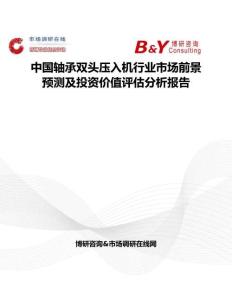 中国轴承双头压入机行业市场前景预测及投资价值评估分析报告