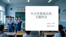 中小學(xué)禁毒宣傳主題班會(huì)