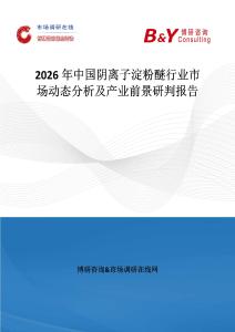 2026年中國陰離子淀粉醚行業市場動態分析及產業前景研判報告