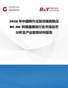 2026年中國降升壓型非隔離穩(wěn)壓DC-DC轉(zhuǎn)換器模塊行業(yè)市場動態(tài)分析及產(chǎn)業(yè)前景研判報告
