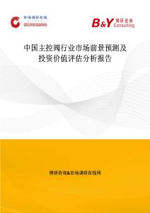 中國主控閥行業市場前景預測及投資價值評估分析報告