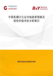 中國乳稠計行業市場前景預測及投資價值評估分析報告