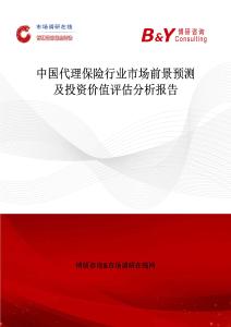 中國代理保險行業(yè)市場前景預(yù)測及投資價值評估分析報告