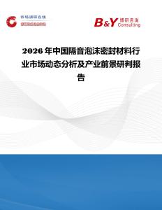 2026年中國隔音泡沫密封材料行業市場動態分析及產業前景研判報告