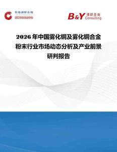 2026年中國霧化銅及霧化銅合金粉末行業市場動態分析及產業前景研判報告