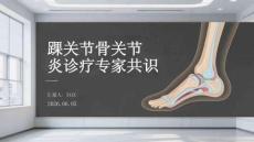 踝關節骨關節炎診療專家共識