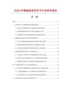 2026年裁缝教室项目可行性研究报告