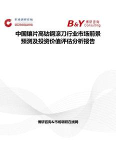中國鑲片高鈷鋼滾刀行業市場前景預測及投資價值評估分析報告