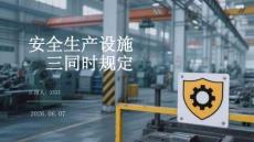 安全生產設施三同時規定