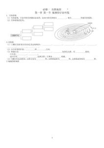 2026人教版高中地理學(xué)業(yè)考試知識(shí)點(diǎn)歸納總結(jié)（填空版）