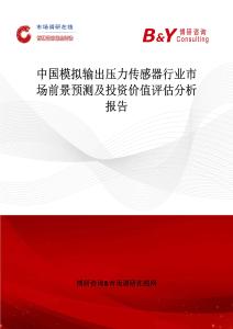 中國(guó)模擬輸出壓力傳感器行業(yè)市場(chǎng)前景預(yù)測(cè)及投資價(jià)值評(píng)估分析報(bào)告