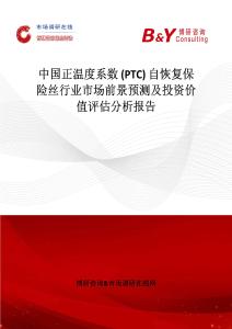中國(guó)正溫度系數(shù) (PTC) 自恢復(fù)保險(xiǎn)絲行業(yè)市場(chǎng)前景預(yù)測(cè)及投資價(jià)值評(píng)估分析報(bào)告