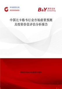 中国比卡格韦行业市场前景预测及投资价值评估分析报告