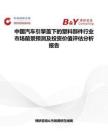 中国汽车引擎盖下的塑料部件行业市场前景预测及投资价值评估分析报告