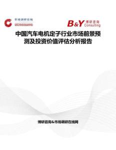 中国汽车电机定子行业市场前景预测及投资价值评估分析报告