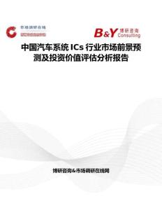 中國汽車系統ICs行業市場前景預測及投資價值評估分析報告