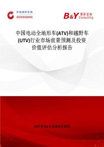 中國電動全地形車(ATV)和越野車(UTV)行業市場前景預測及投資價值評估分析報告