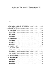 智能電表泛在電力物聯(lián)網(wǎng)接入技術(shù)規(guī)范報(bào)告