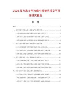 2026及未来5年冷缩中间接头项目可行性研究报告