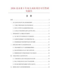 2026及未來5年雙人雙杠項(xiàng)目可行性研究報(bào)告