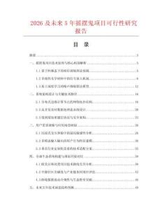 2026及未来5年摇摆鬼项目可行性研究报告