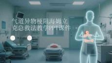 气道异物梗阻海姆立克急救法教学PPT课件