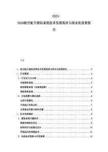 2025-2030航空航天著陸系統技術發展現狀與商業化前景報告