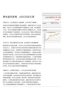 電力設備及新能源行業深度分析：鋰電盈利高增 AIDC風起云涌