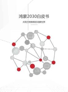 鸿蒙2030愿景白皮书——共筑万物智联的鸿蒙世界