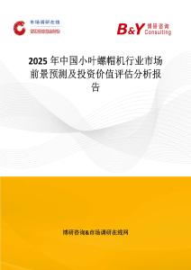 2025年中國小葉螺帽機行業市場前景預測及投資價值評估分析報告