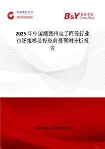 2025年中國湘西州電子商務行業市場規模及投資前景預測分析報告