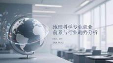 地理科學專業就業前景與行業趨勢分析
