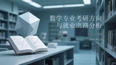 数学专业考研方向与就业出路分析