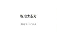 贛美版（2024）小學(xué)美術(shù)三年級上冊《濕地生態(tài)好》教學(xué)課件