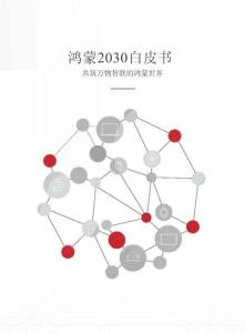 鸿蒙2030愿景白皮书 共筑万物智联的鸿蒙世界 -华为